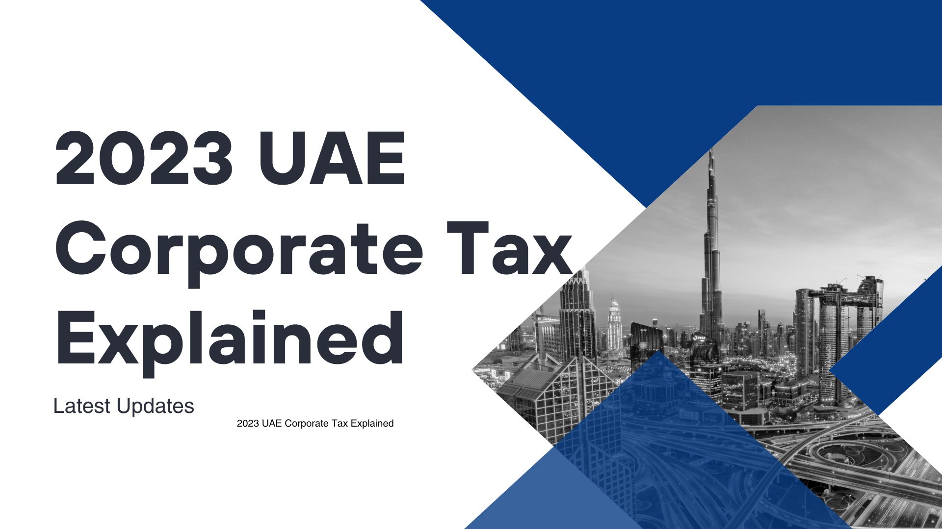 2023 UAE corporate tax